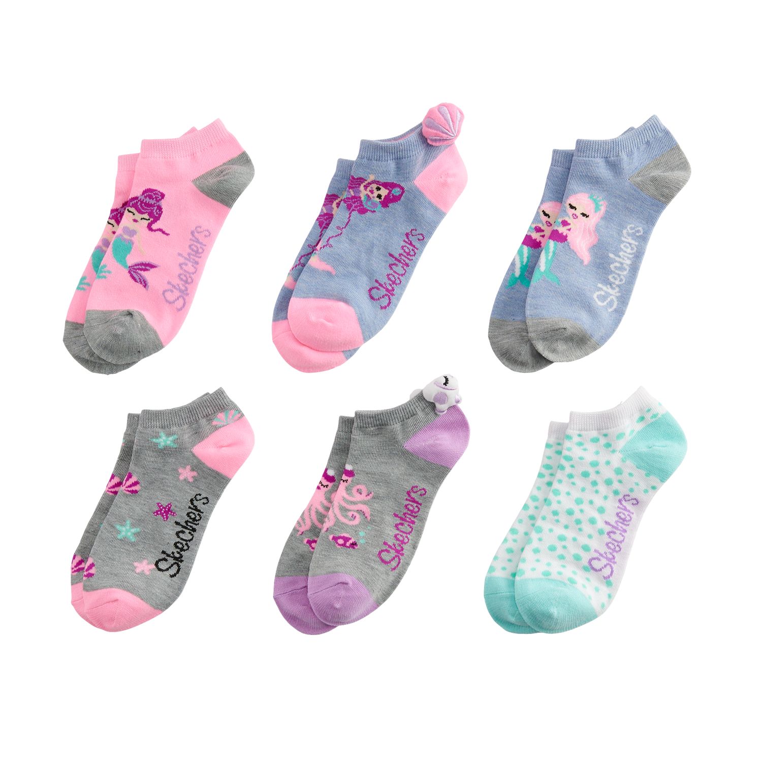sketchers girls socks