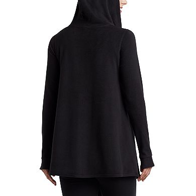 Women's Cuddl Duds Fleecewear with Stretch Long Sleeve Hooded Wrap