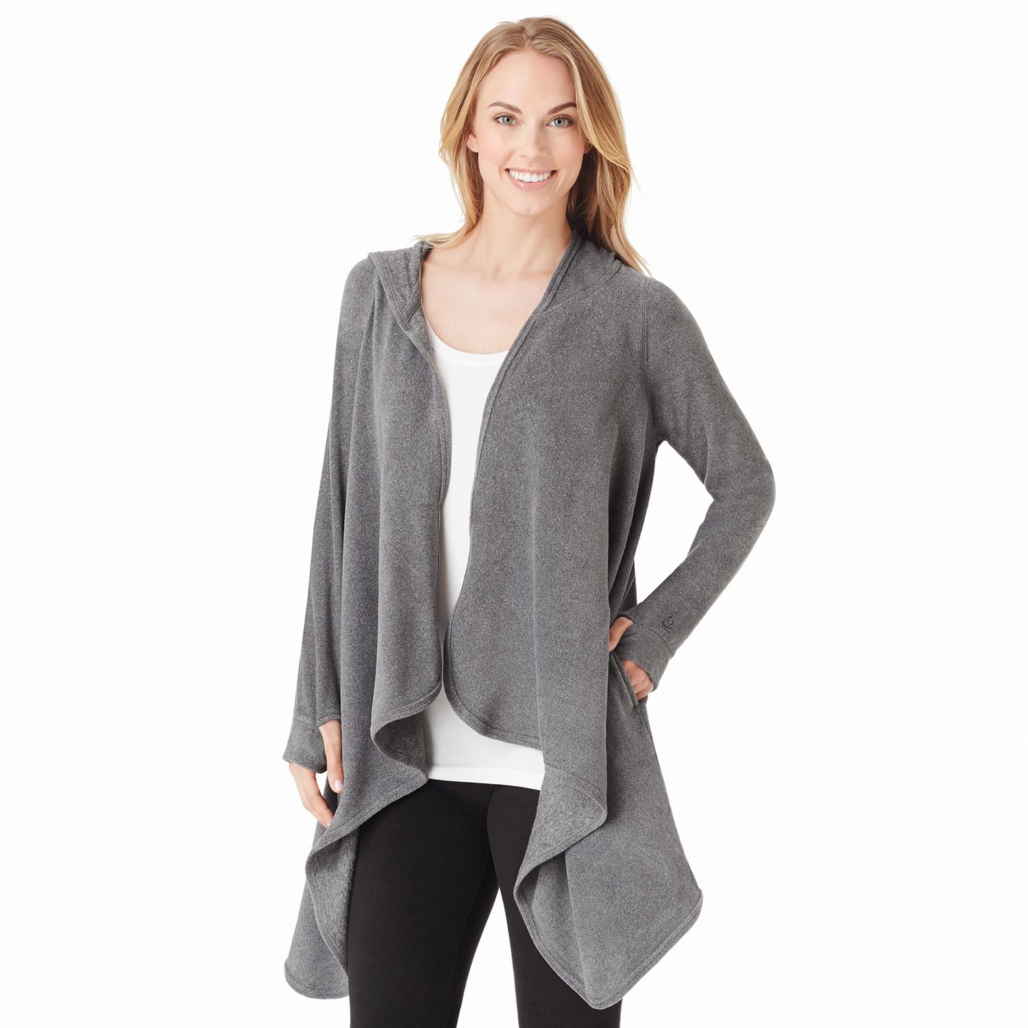 cuddl duds wrap cardigan