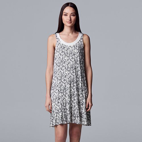 Women's Simply Vera Vera Wang Printed Chemise