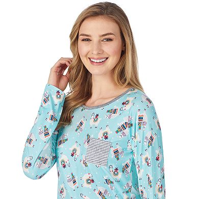 Women's Cuddl Duds® Long Sleeve Sleep Jogger Set With Socks