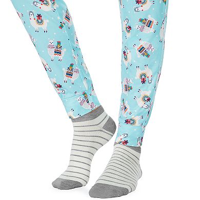 Women's Cuddl Duds® Long Sleeve Sleep Jogger Set With Socks