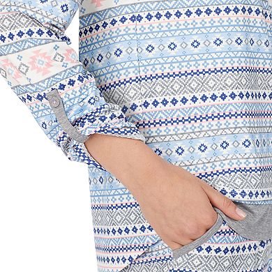 Women's Cuddl Duds® Long Sleeve Sleep Jogger Set With Socks