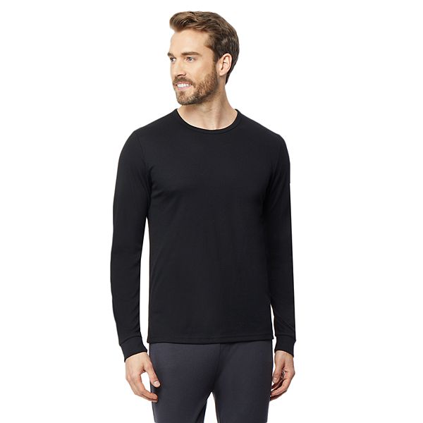 Men's HeatKeep Ribbed Thermal Crewneck Performance Base Layer Top