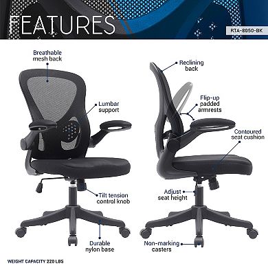 Techni Mobili Mesh Task Office Chair