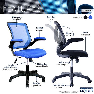 Techni Mobili Mesh Task Office Chair