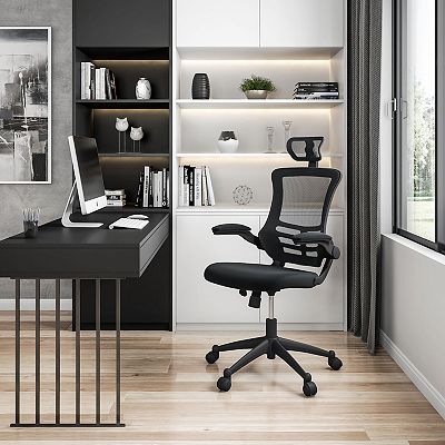 Techni Mobili Modern High-Back Mesh Executive Office Chair