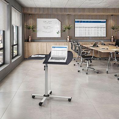 Techni Mobili Rolling Adjustable Laptop Cart