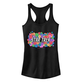 Juniors' Star Trek The Original Series Rainbow Tribble Racerback Tank Top