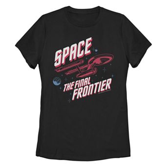 Juniors' Star Trek The Original Series Neon Space Tee