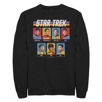 Juniors' Star Trek The Original Series Rainbow Group Shot Crew Sweatshirt