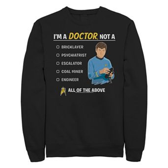 Juniors' Star Trek The Original Series A Doctor Crew Sweatshirt