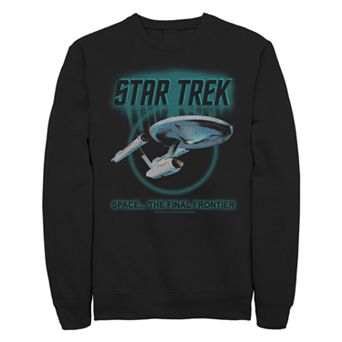 Juniors' Star Trek The Original Series Enterprise Final Frontier Retro Crew Sweatshirt