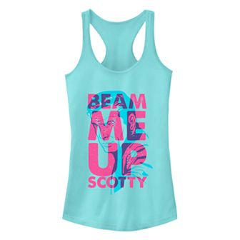Juniors' Star Trek The Original Series Beam Me Up Racerback Tank Top