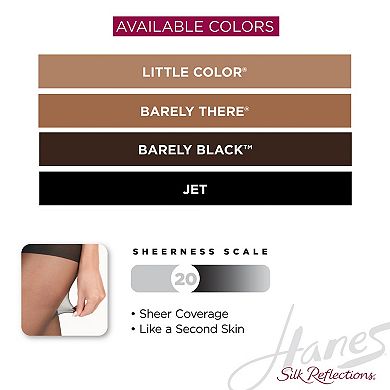 Hanes Silk Reflections Lasting Sheer Pantyhose