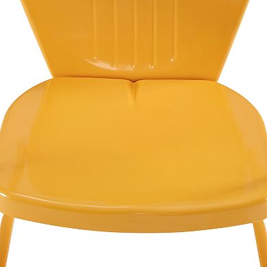 Crosley Furniture Griffith Metal Chair In Aqua