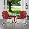 Crosley Furniture Griffith 3 Piece Metal Outdoor Conversation Seating Set
