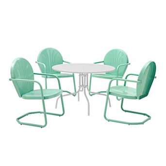 Crosley Furniture Griffith Metal Five Piece Outdoor Dining Set