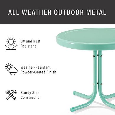 Crosley Furniture Retro Metal Side Table