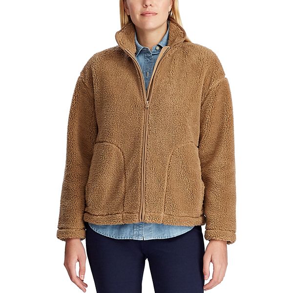 Women's Chaps Faux-Sherpa Crop Jacket