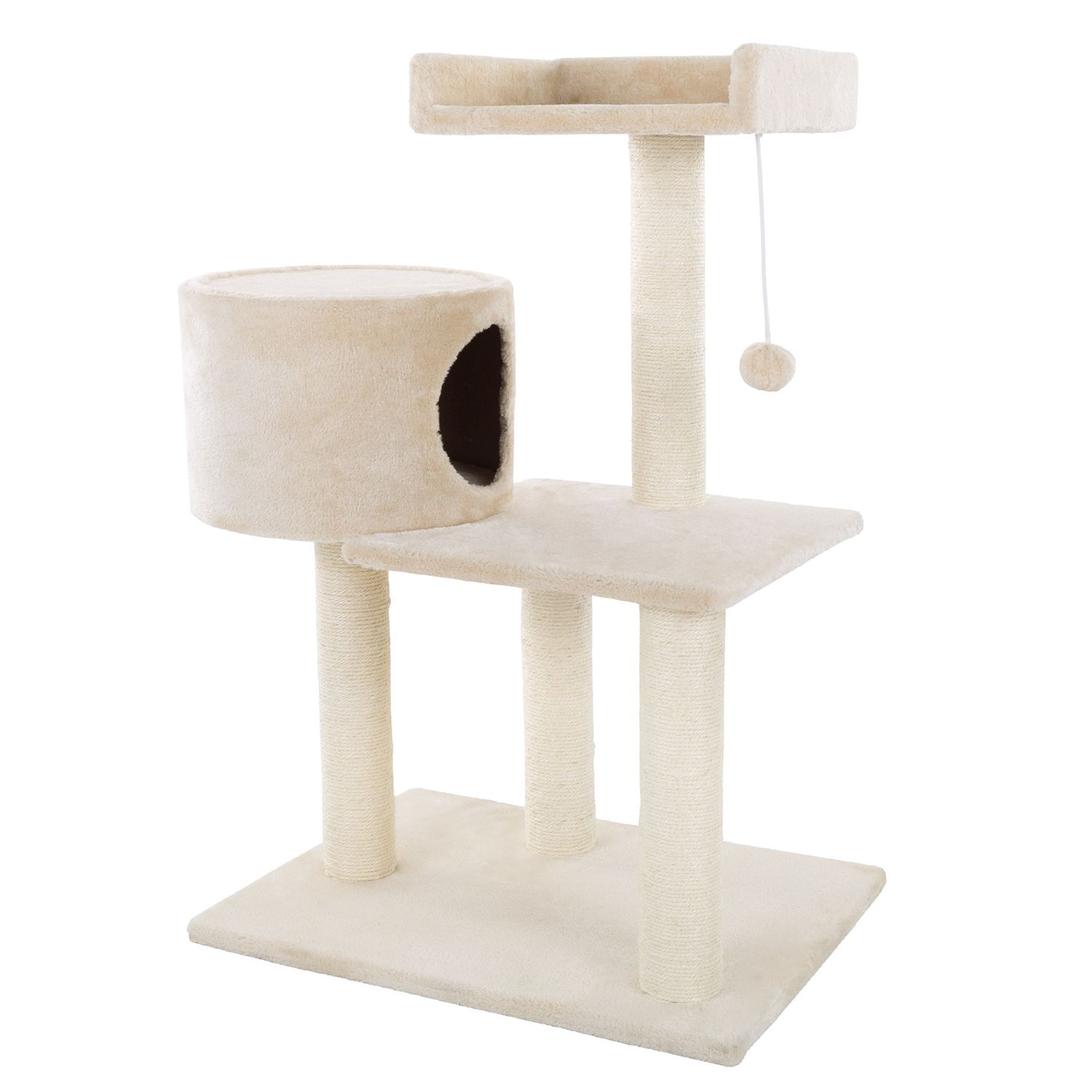 PetMaker 3-Tier Cat Tree With Condo & Scratch Posts