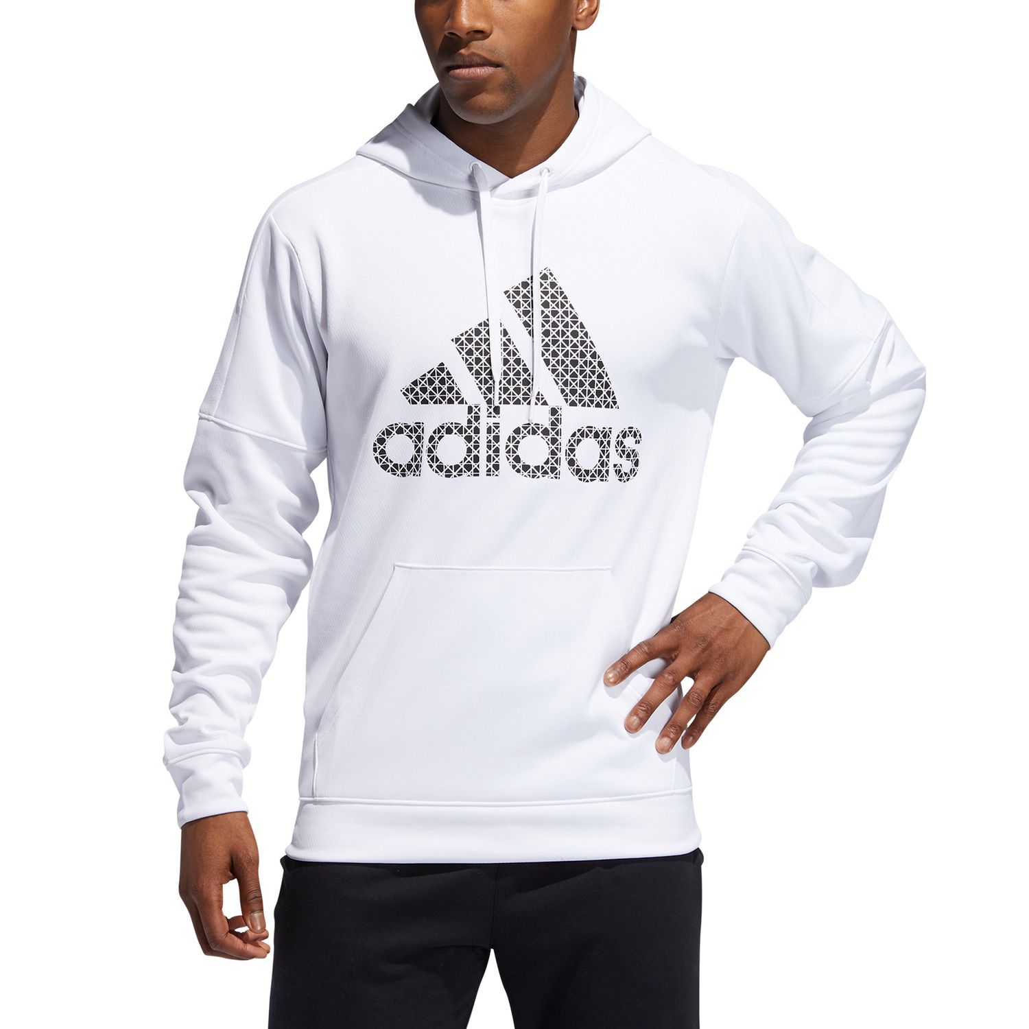 adidas team issue pullover hoodie men's