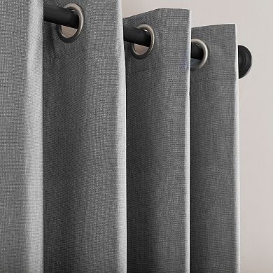 Sun Zero Cameron 100% Blackout Thermal Insulated Grommet Single Curtain Panel