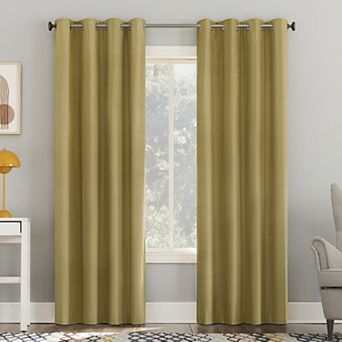 Sun Zero Cameron 100% Blackout Thermal Insulated Grommet Single Curtain Panel