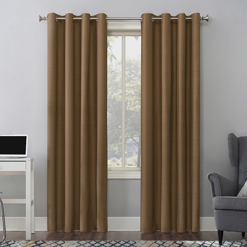 Sun Zero Duran Thermal Insulated Blackout Grommet Curtain Panel, 95" L x 50" W