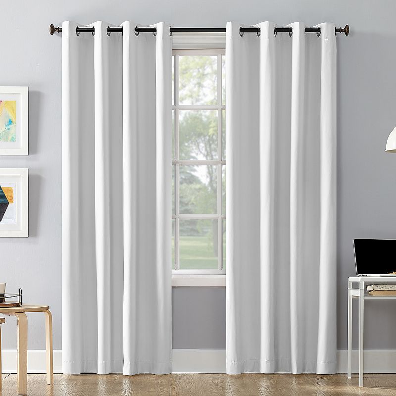 Sun Zero Duran 50" x 63" Thermal Blackout Curtain Panel