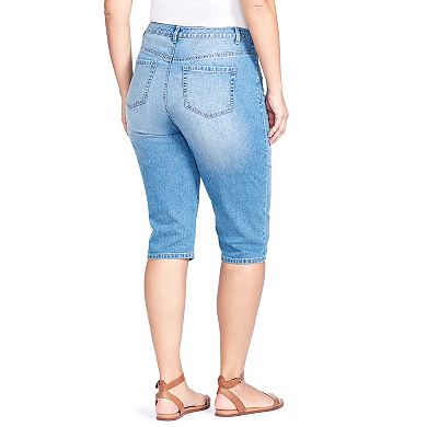 Plus Size Gloria Vanderbilt Amanda Skimmer Capris