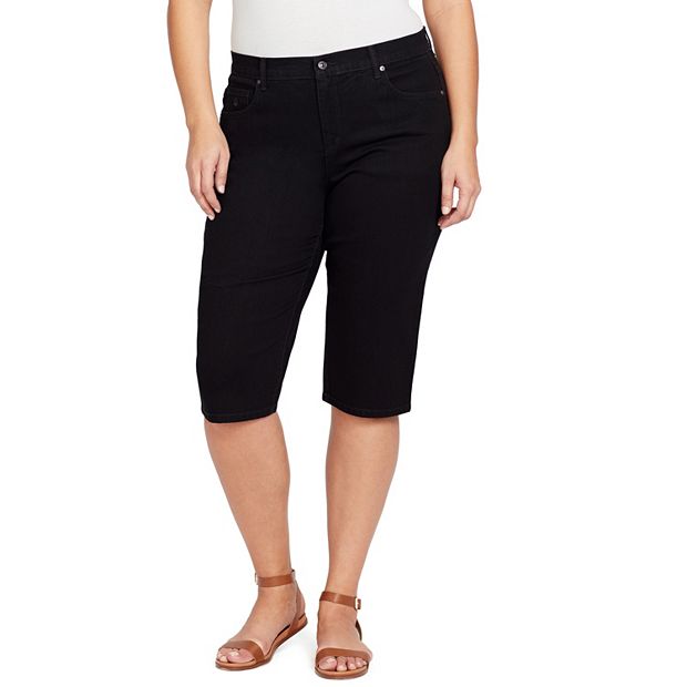 Plus Size Gloria Vanderbilt Amanda Twill Capris