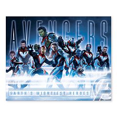 Artissimo Designs Marvel Avengers Moonlit Group Canvas Wall Art
