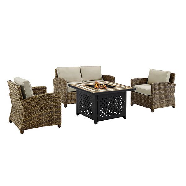Outdoor Wicker Seating Set, Crosley Outdoor Furniture
