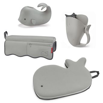 Skip Hop Moby Grey Bathtime Essentials 4 pc Set
