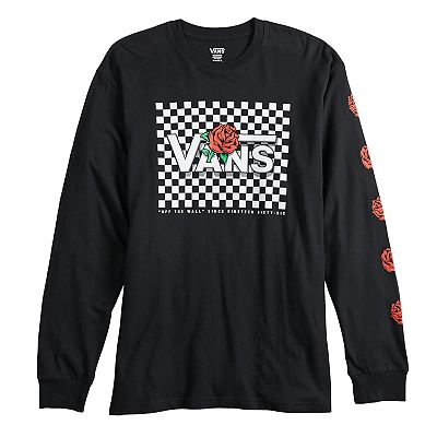 Men s Vans Checkered Rose Tee