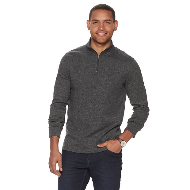 Mens lightweight quarter online zip pullover