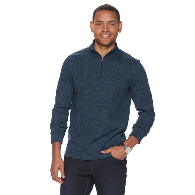 Kohls mens half zip sweater best sale