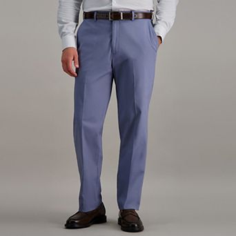 Men's Haggar® Iron Free Premium Khaki™ Classic-Fit Flat Front Hidden Comfort Waistband Casual Pant
