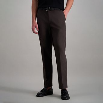 Men's Haggar® Iron Free Premium Khaki™ Classic-Fit Flat Front Hidden Comfort Waistband Casual Pant