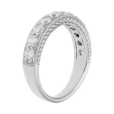 14k Gold 1 Carat T.W. IGL Certified Diamond Wedding Band