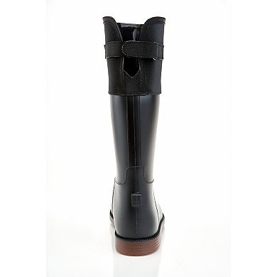 Henry Ferrera OMG Women's Snake Pattern Tall Rain Boots