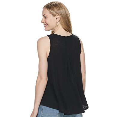 Women's Sonoma Goods For Life® Button-Front Swing Tank