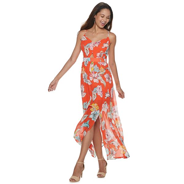 Juniors' Candie's® Chiffon Maxi Dress