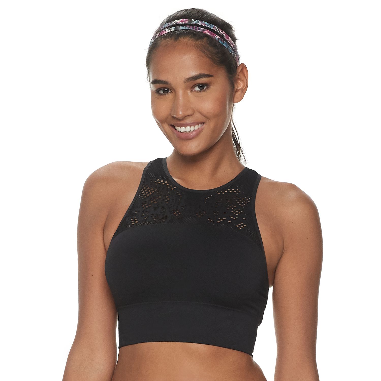 kohls fila sports bra