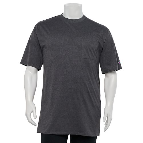 Big & Tall Champion Solid Pocket Tee