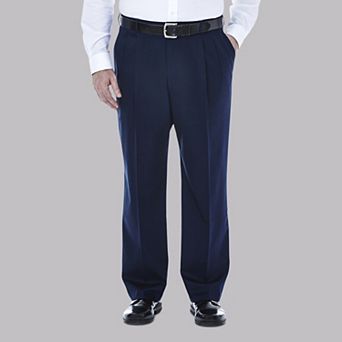 Big & Tall Haggar® Premium Stretch No-Iron Khaki Pleated Pants