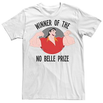 Men's Disney's Beauty and the Beast Gaston No Belle Prize T-Shirt