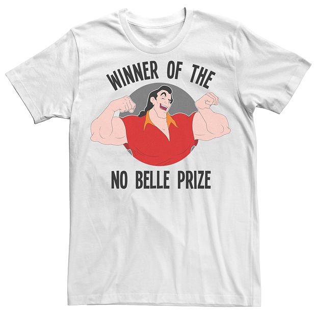 Men's Disney's Beauty and the Beast Gaston No Belle Prize T-Shirt