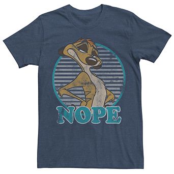 Men's Disney's The Lion King Timon Nope Retro Tee